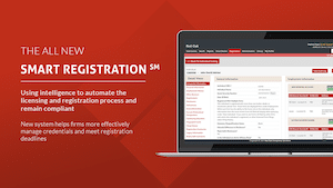 Screenshot of the Smart Registration feature